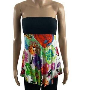 Just for fun by jams world tube top rayon potpourri W632-PORI x-Small